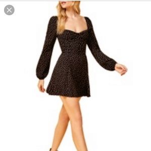 Reformation Polka Dot Skater Dress